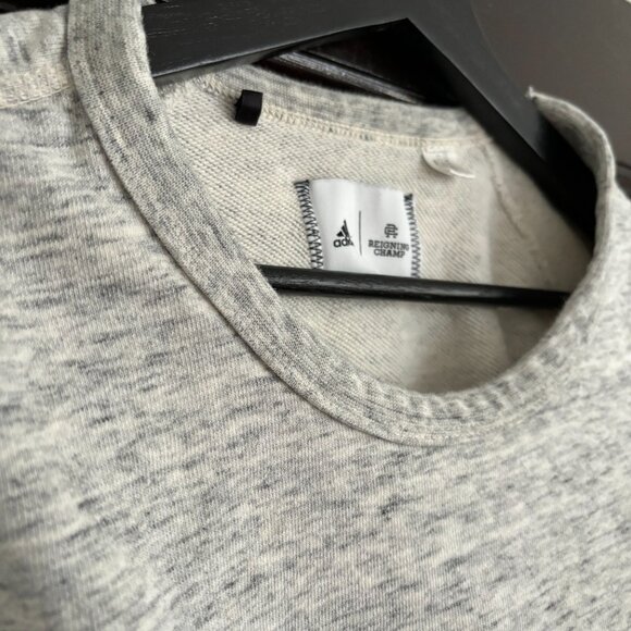 Reigning Champ Heather Grey Crew Neck Sweatshirt Size M - Picture 5 of 5